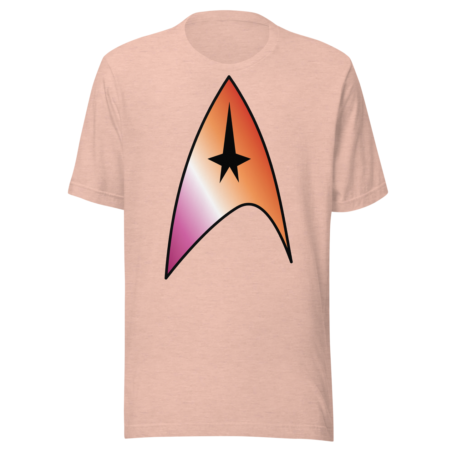 Starfleet Insignia - Lesbian Pride Unisex t-shirt