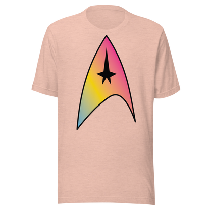 Starfleet Insignia - Pansexual Pride Unisex t-shirt