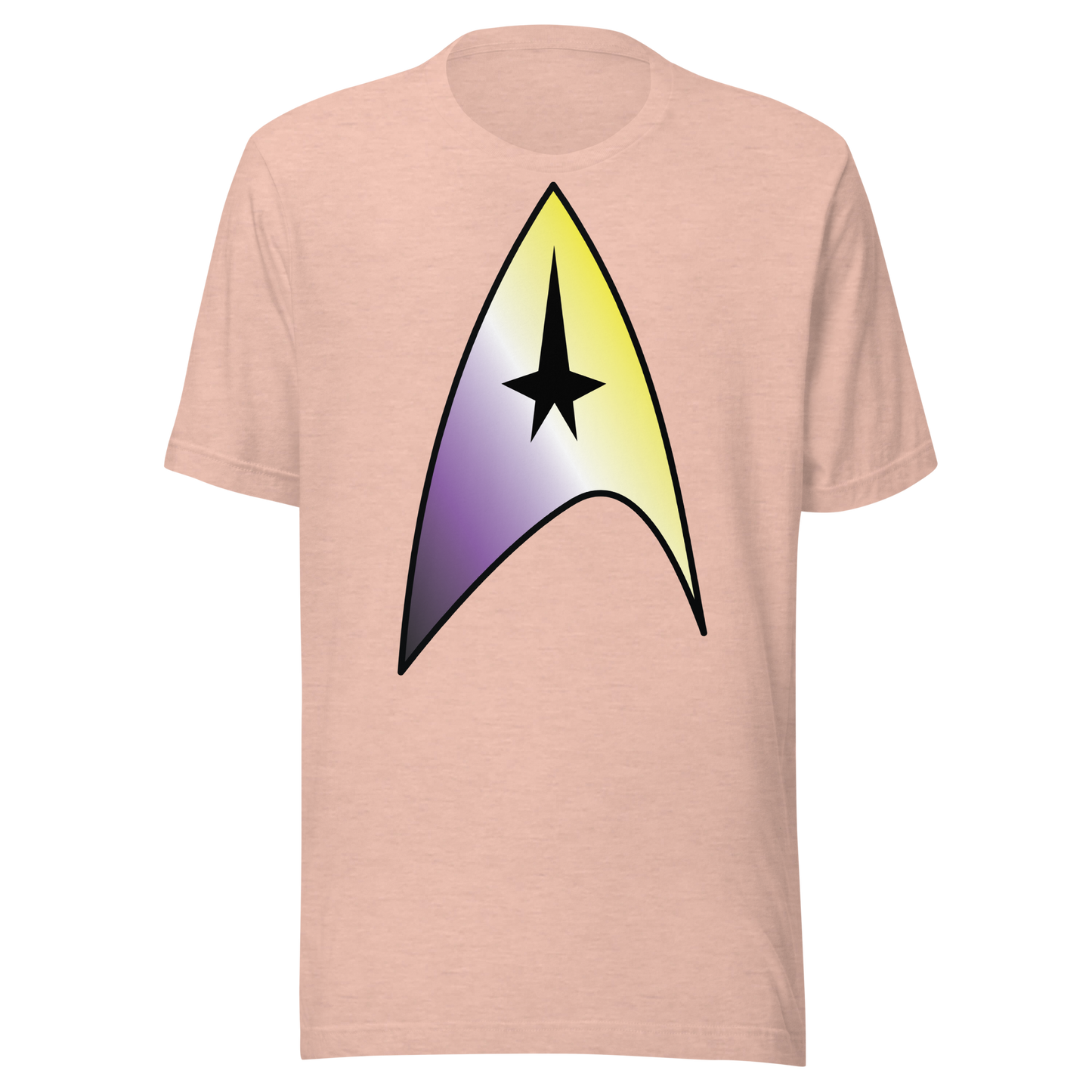 Starfleet Insignia - Non-binary Pride Unisex t-shirt