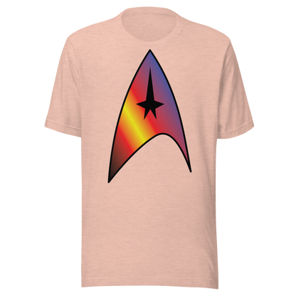 Starfleet Insignia - Polyamory Pride Unisex t-shirt