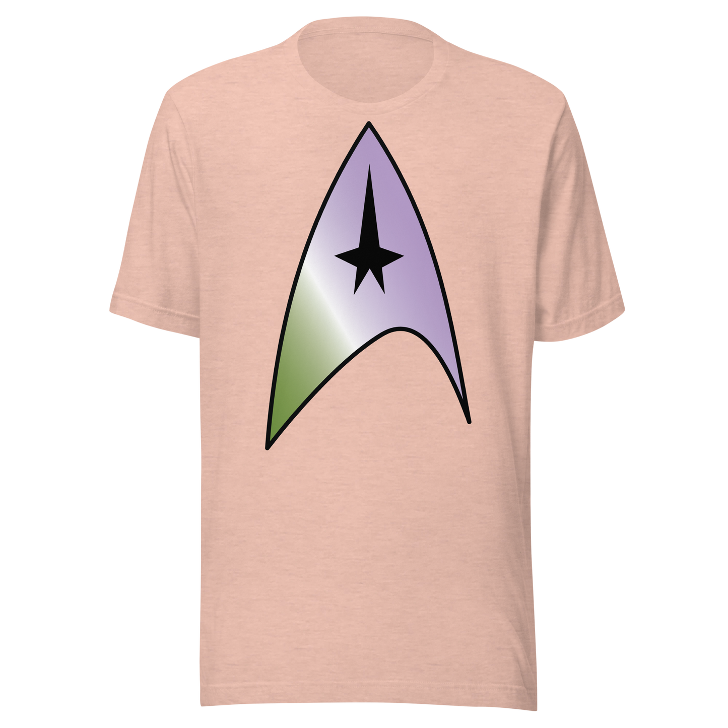 Starfleet Insignia - Genderqueer Pride Unisex t-shirt