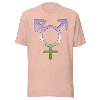 Transgender Symbol - Genderqueer Pride Unisex t-shirt