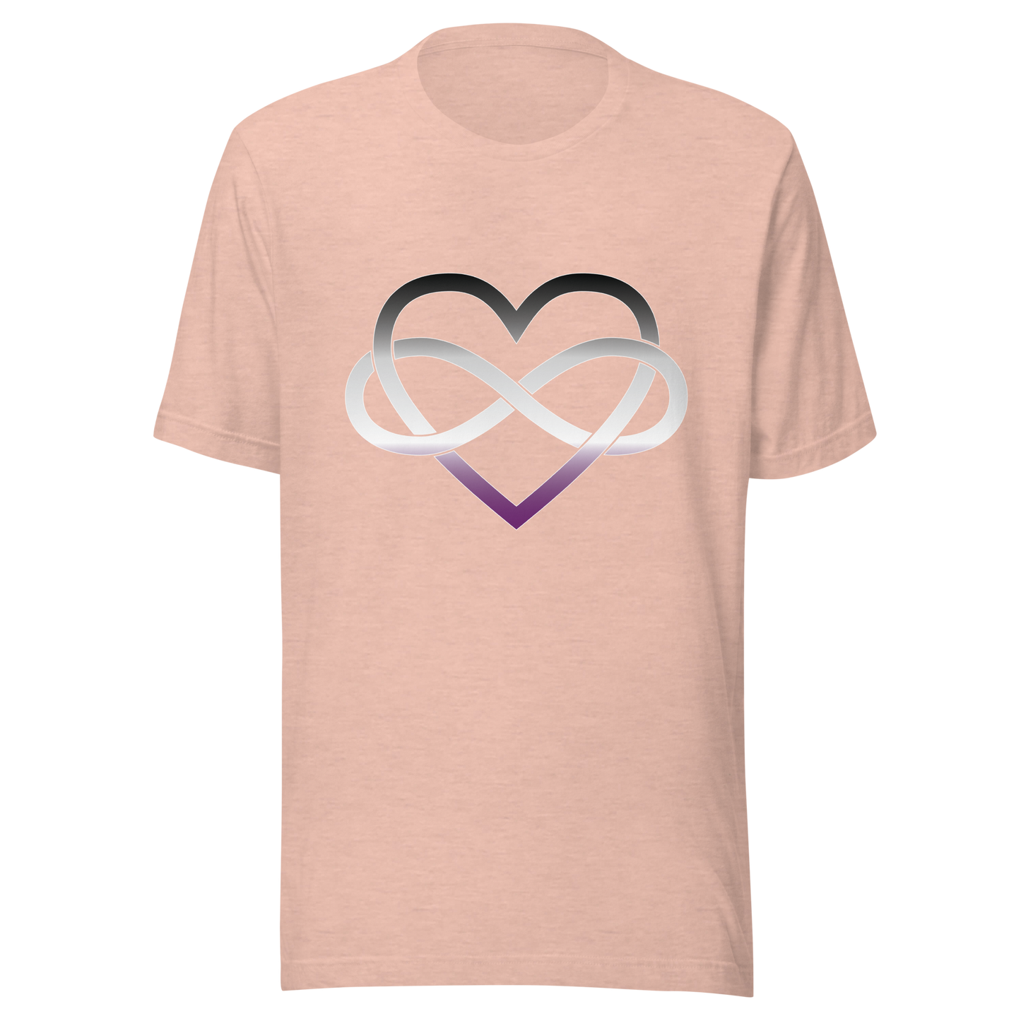 Polyamory Infinity Heart - Asexual/Demisexual Unisex t-shirt