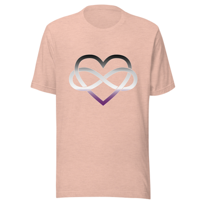 Polyamory Infinity Heart - Asexual/Demisexual Unisex t-shirt