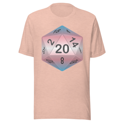 Pride Dice - Transgender Unisex t-shirt