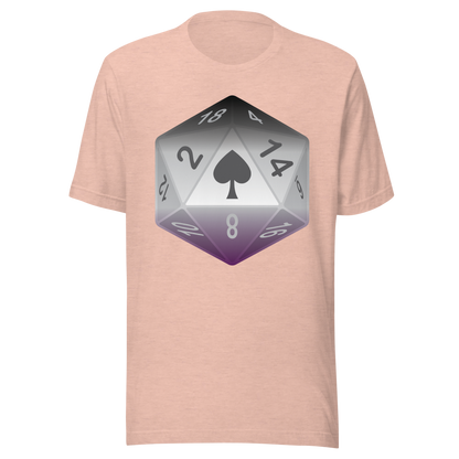 Pride Dice - Asexual Unisex t-shirt