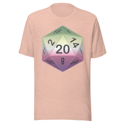 Pride Dice - Genderfae Unisex t-shirt