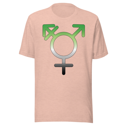 Transgender Symbol - Aromantic Pride Unisex t-shirt