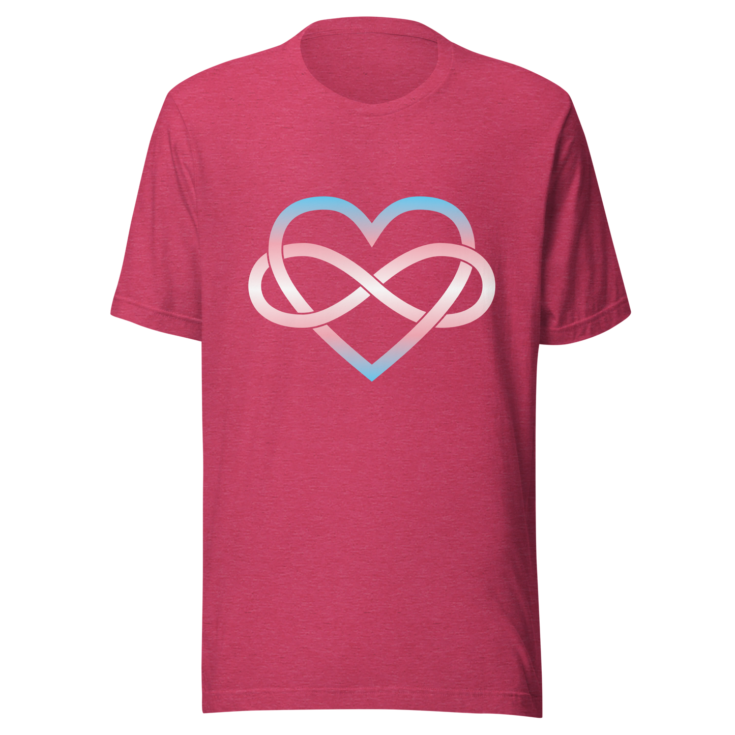 Polyamory Infinity Heart - Trans Unisex t-shirt