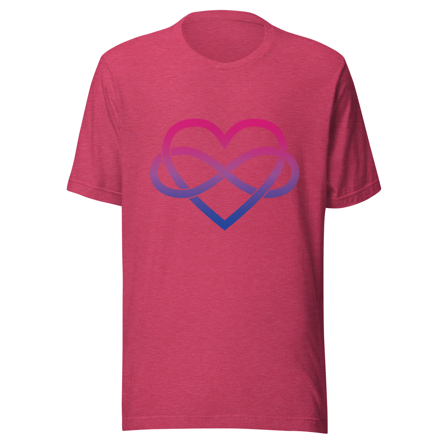 Polyamory Infinity Heart - Bisexual Unisex t-shirt