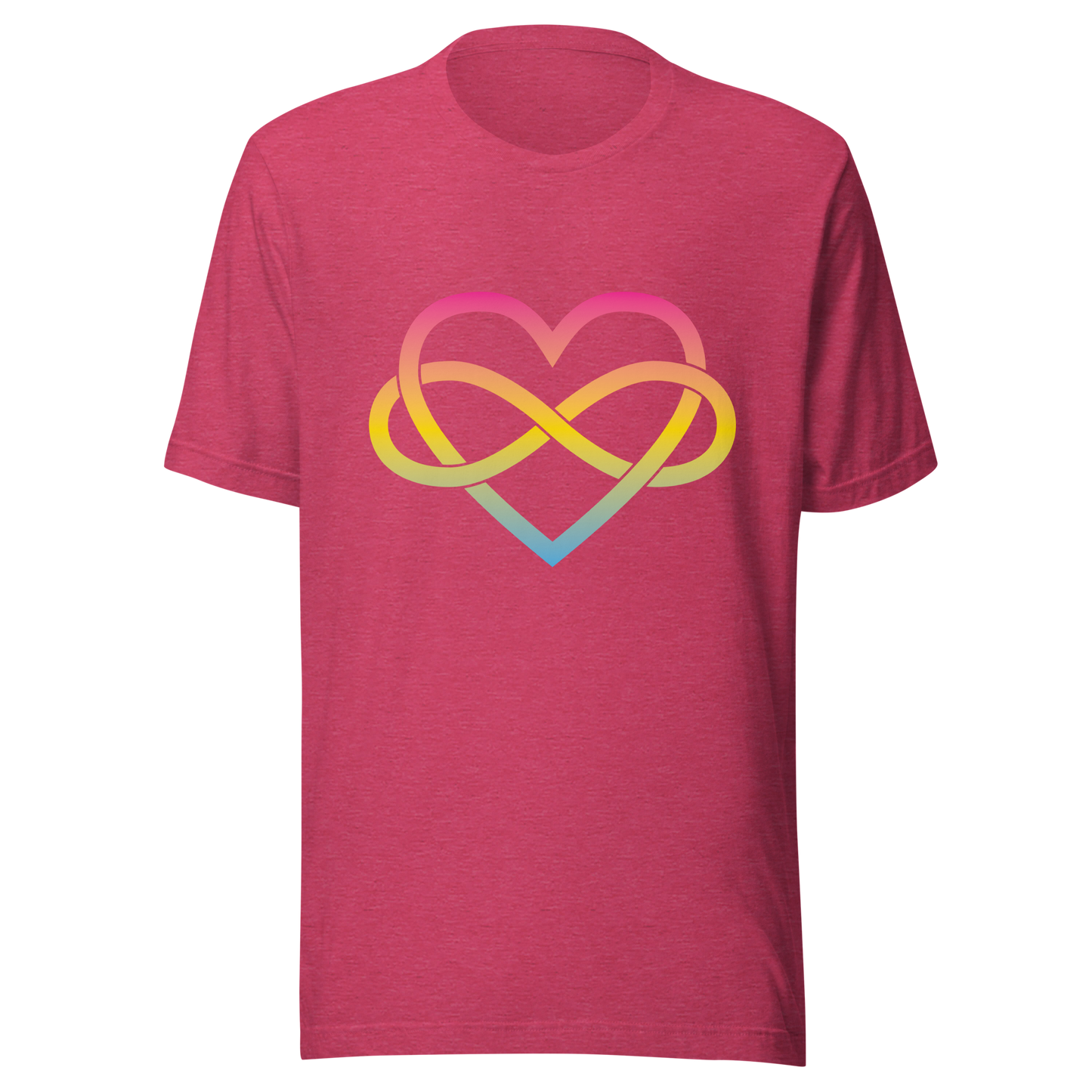 Polyamory Infinity Heart - Pansexual Unisex t-shirt