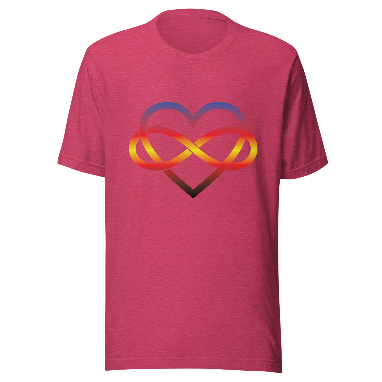 Polyamory Infinity Heart - Polyamory Unisex t-shirt