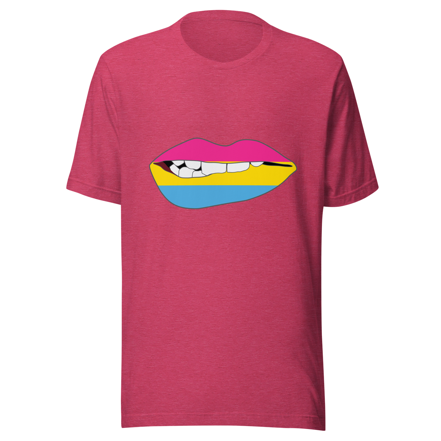 Biting Lips - Pansexual Flag Unisex t-shirt