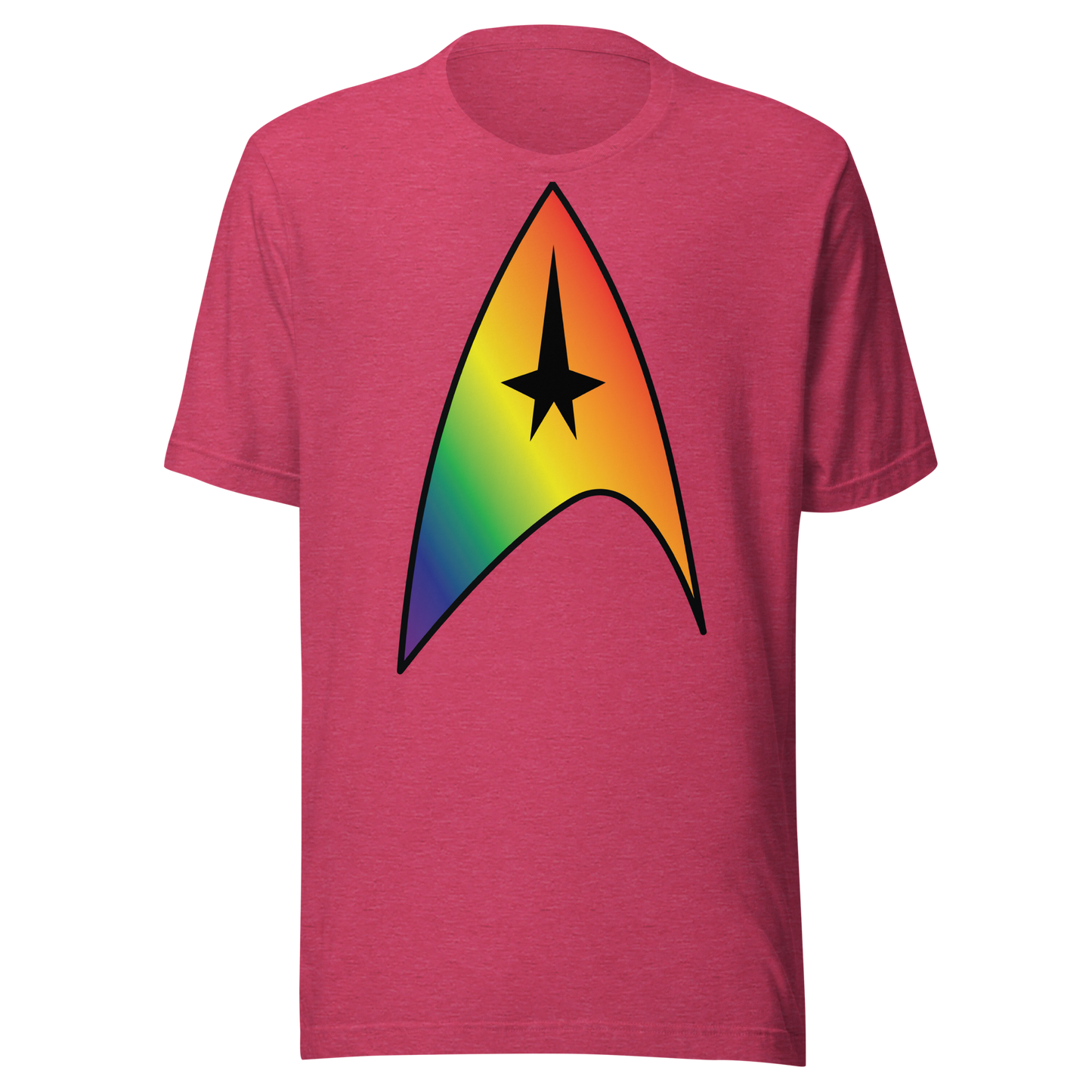 Starfleet Insignia - Rainbow Pride Unisex t-shirt