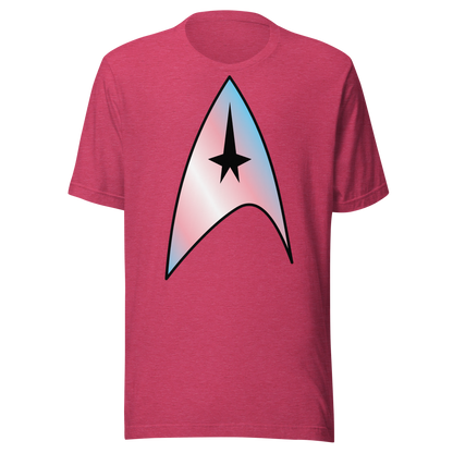 Starfleet Insignia - Trans Pride Unisex t-shirt