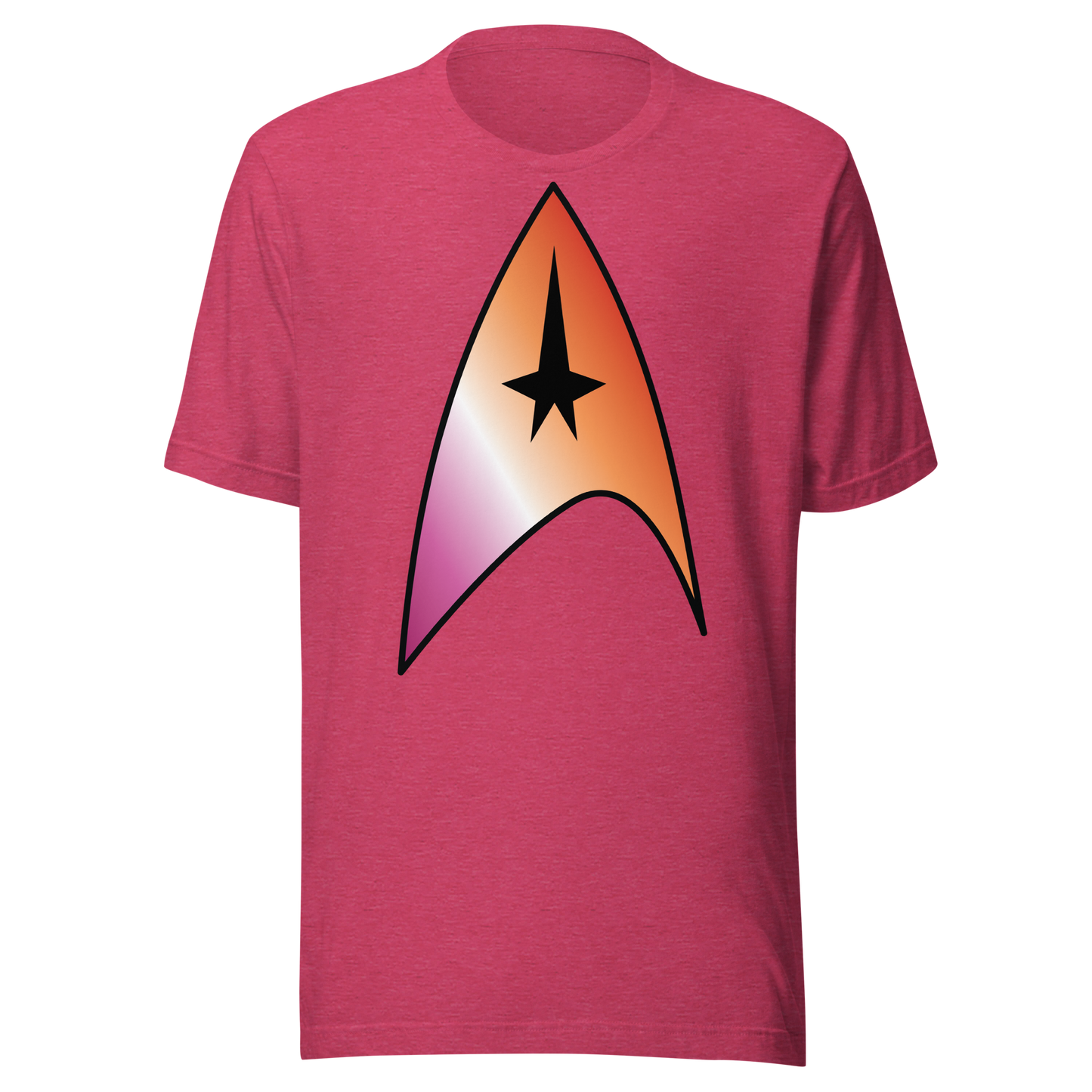 Starfleet Insignia - Lesbian Pride Unisex t-shirt