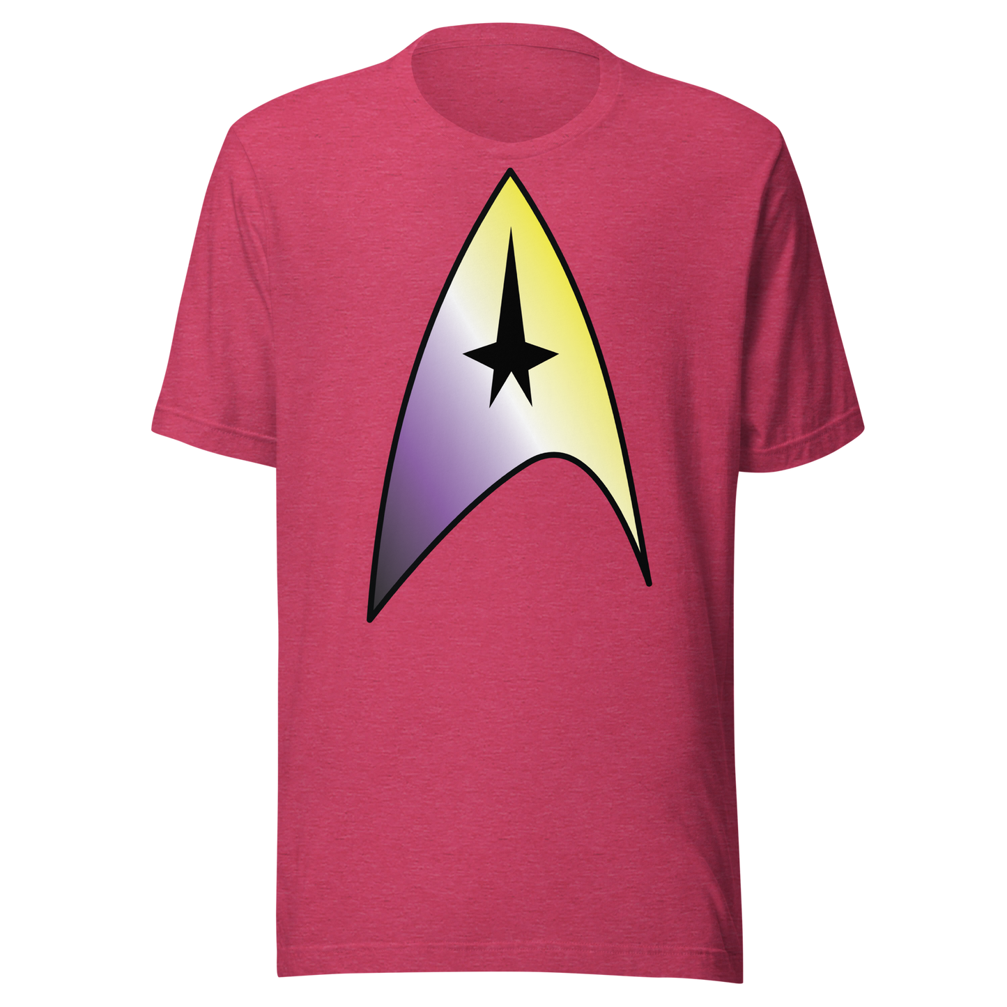 Starfleet Insignia - Non-binary Pride Unisex t-shirt