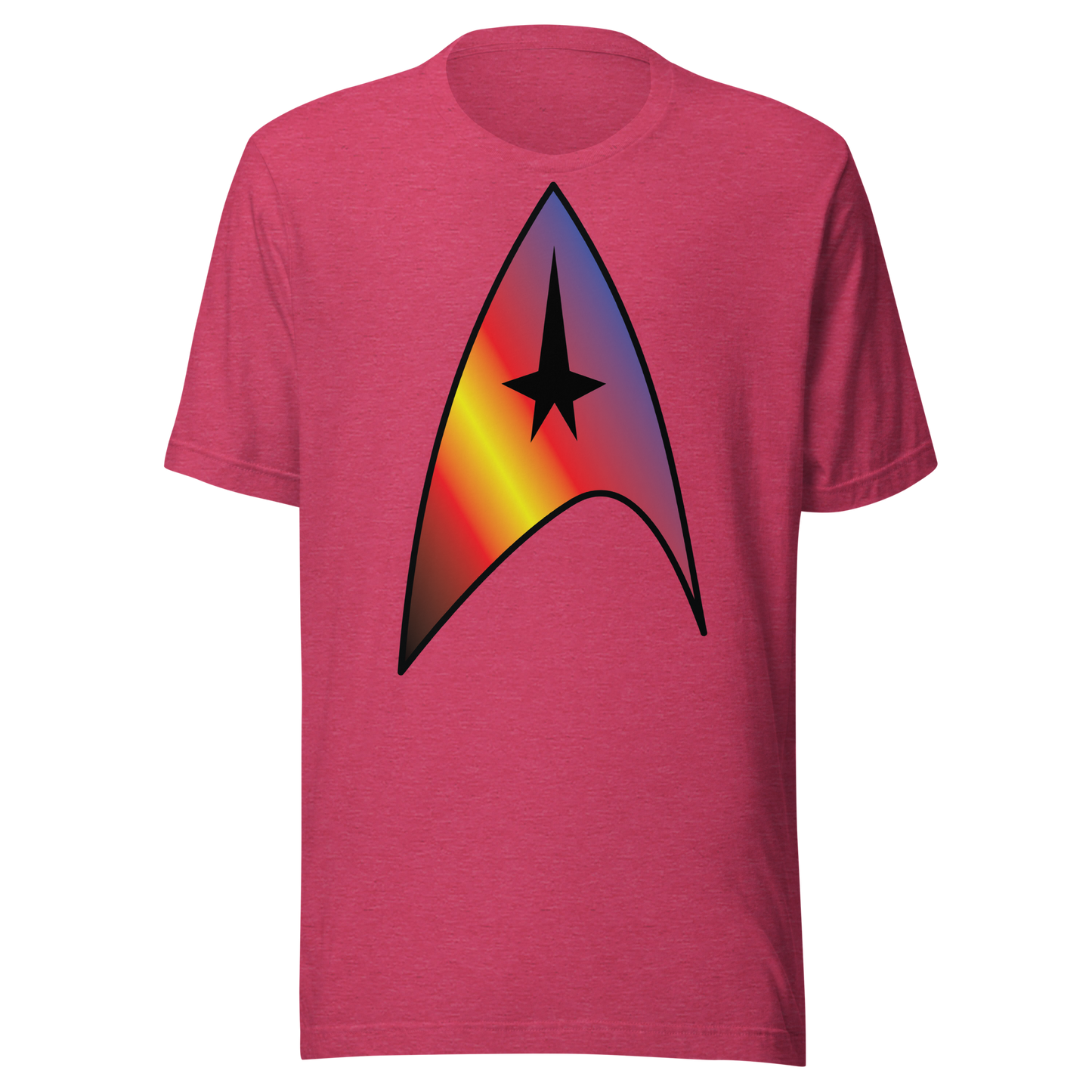 Starfleet Insignia - Polyamory Pride Unisex t-shirt