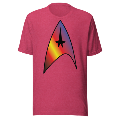 Starfleet Insignia - Polyamory Pride Unisex t-shirt