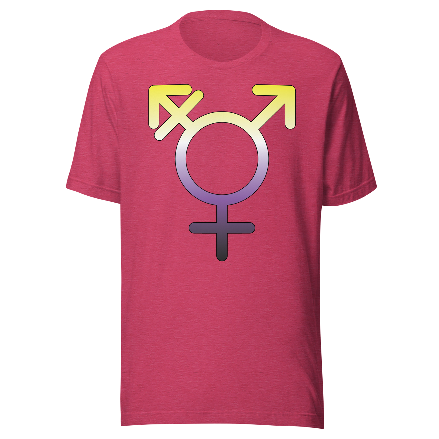 Transgender Symbol - Non-binary Pride Unisex t-shirt