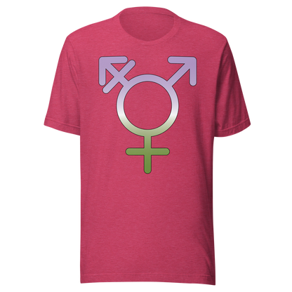 Transgender Symbol - Genderqueer Pride Unisex t-shirt