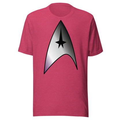 Starfleet Insignia - Asexual/Demisexual Pride Unisex t-shirt