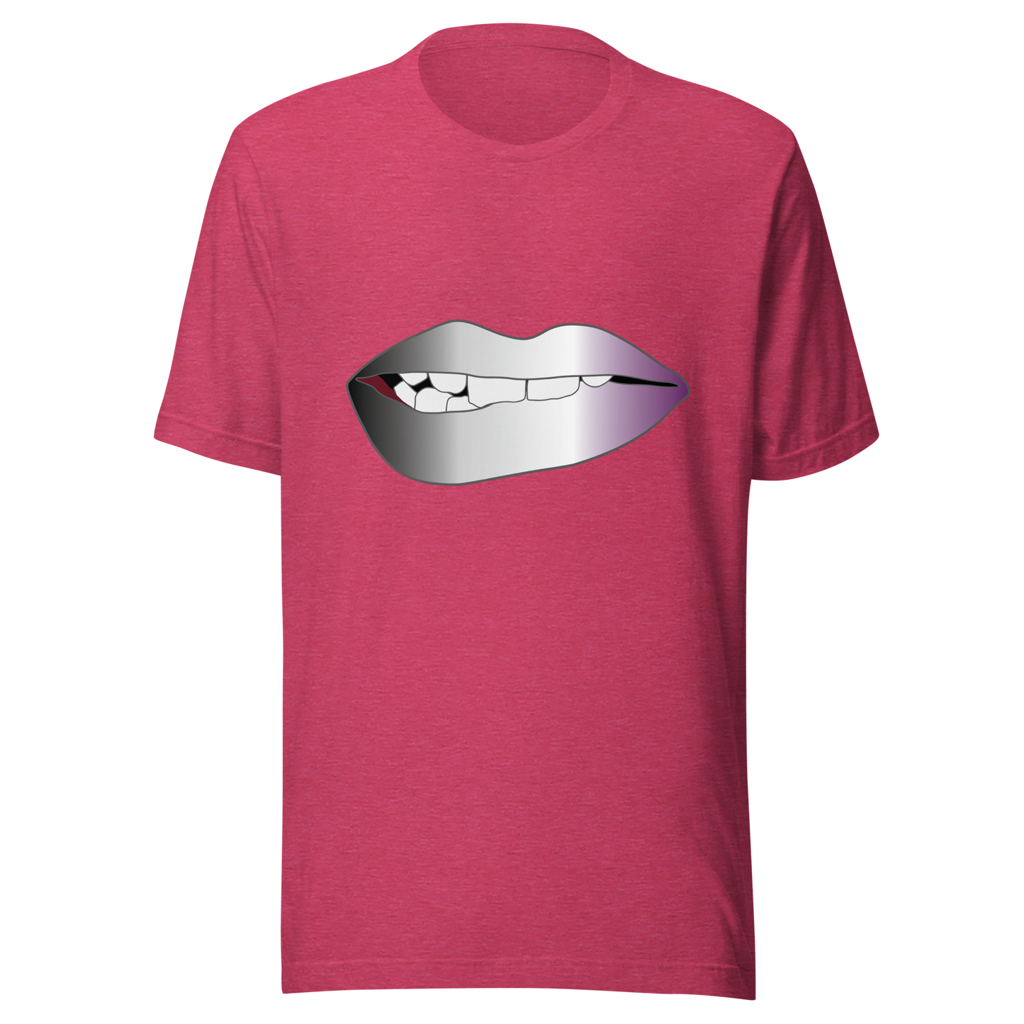 Biting Lips - Asexual/Demisexual Pride - Gradient Unisex t-shirt