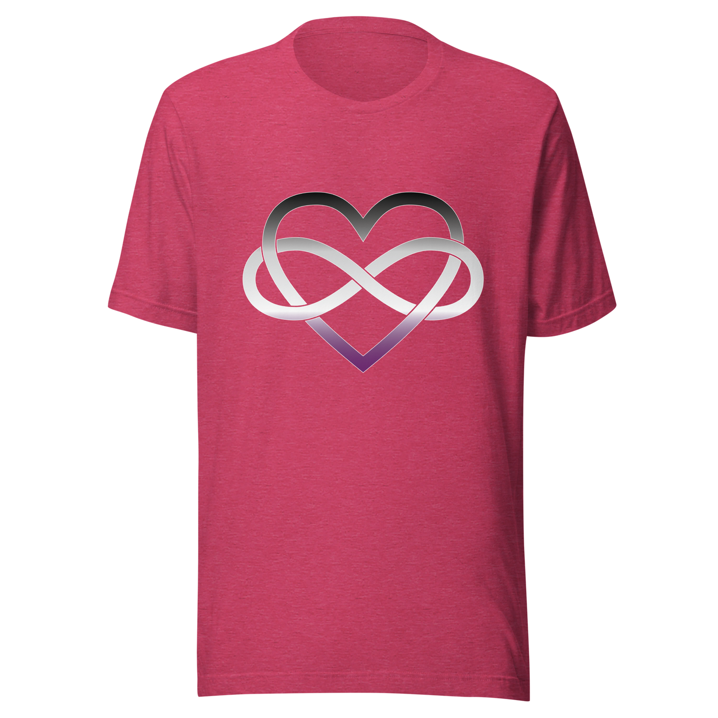 Polyamory Infinity Heart - Asexual/Demisexual Unisex t-shirt