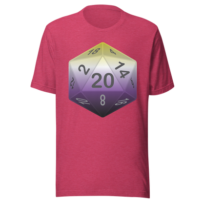 Pride Dice - Non-binary Unisex t-shirt