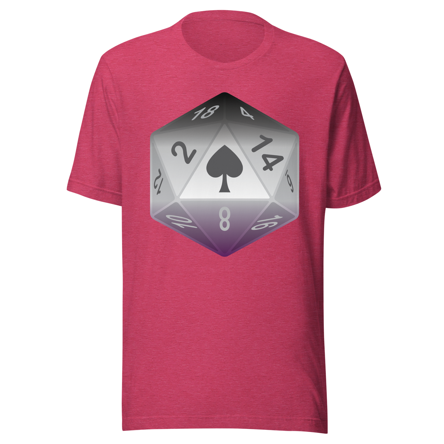 Pride Dice - Asexual Unisex t-shirt