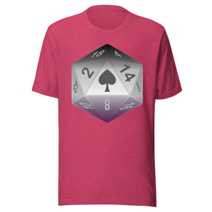 Pride Dice - Asexual Unisex t-shirt