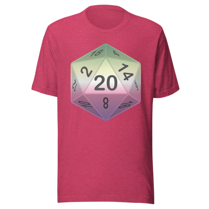 Pride Dice - Genderfae Unisex t-shirt