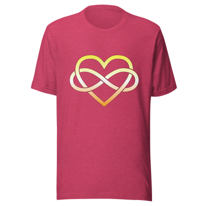 Polyamory Infinity Heart - Maverique Unisex t-shirt