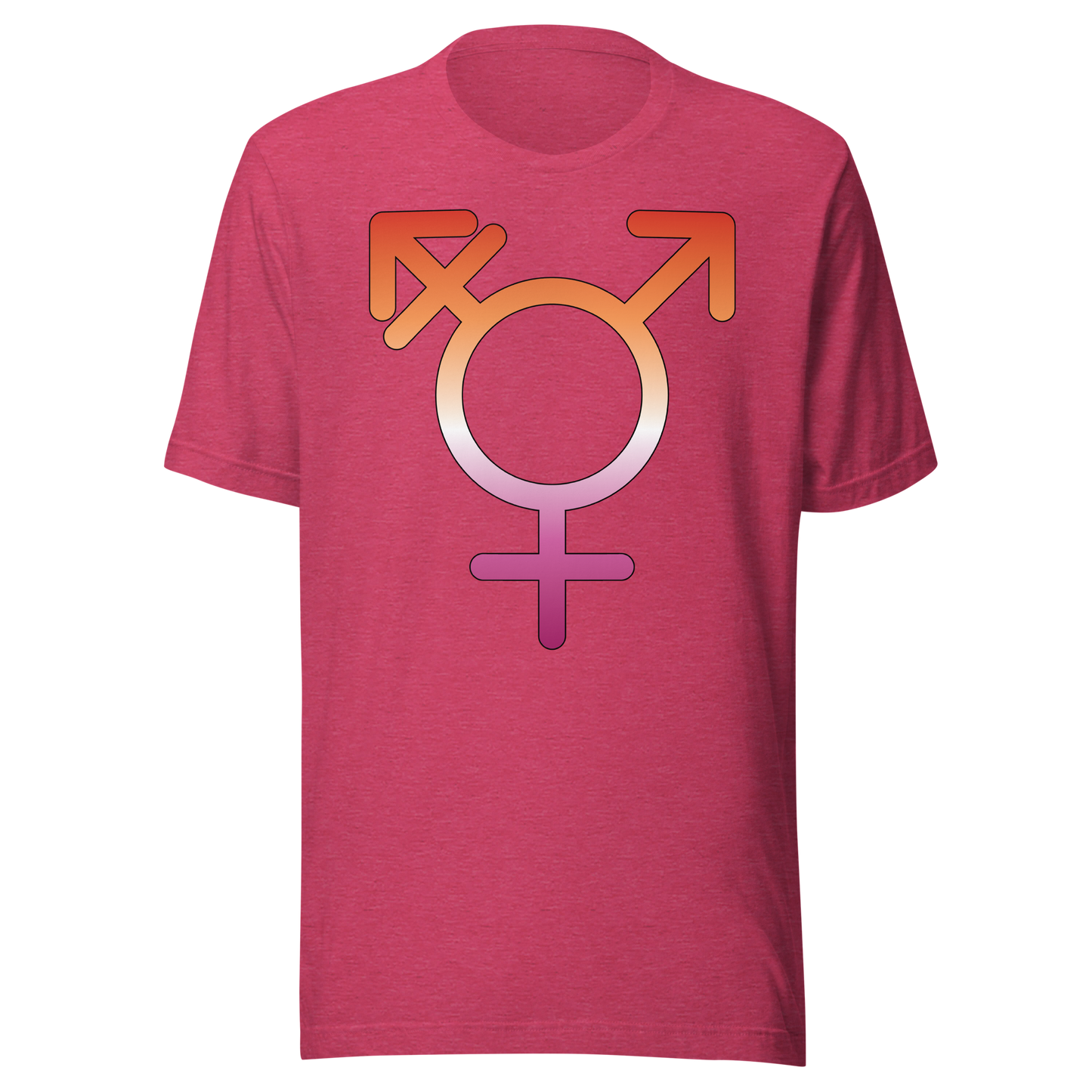 Transgender Symbol - Lesbian Pride Unisex t-shirt