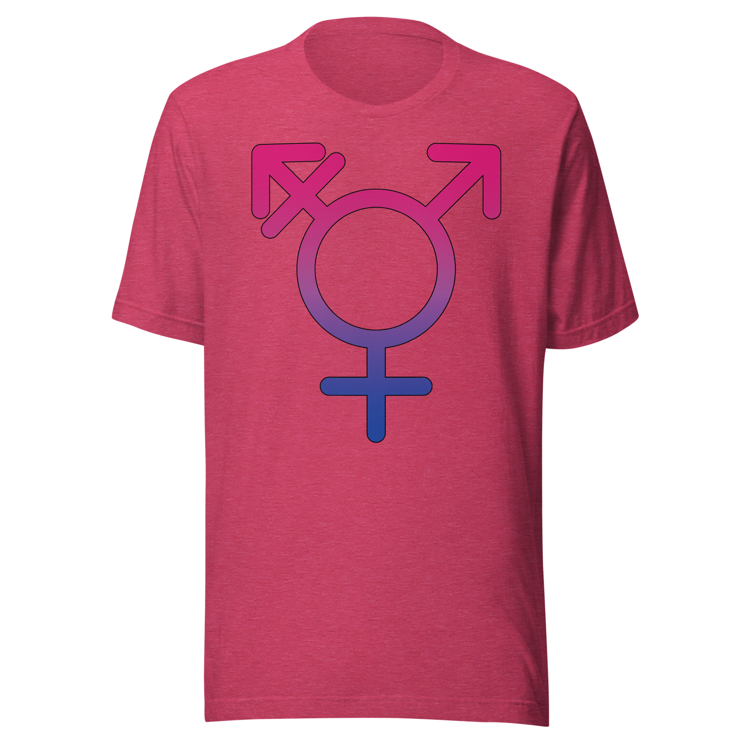 Transgender Symbol - Bisexual Pride Unisex t-shirt