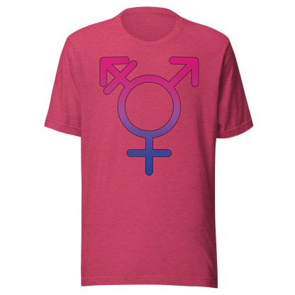 Transgender Symbol - Bisexual Pride Unisex t-shirt