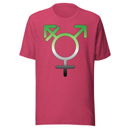 Transgender Symbol - Aromantic Pride Unisex t-shirt