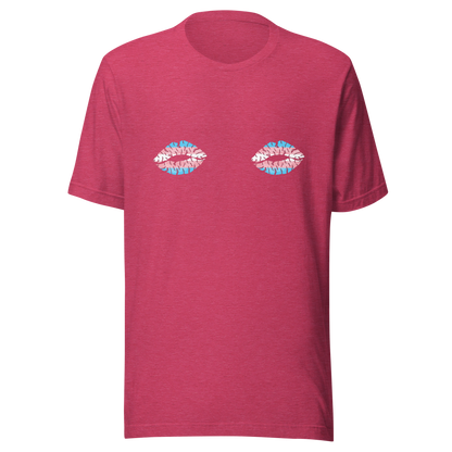 Trans Boob Kisses Unisex t-shirt