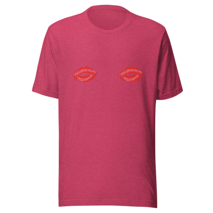 Boob Kisses Unisex t-shirt