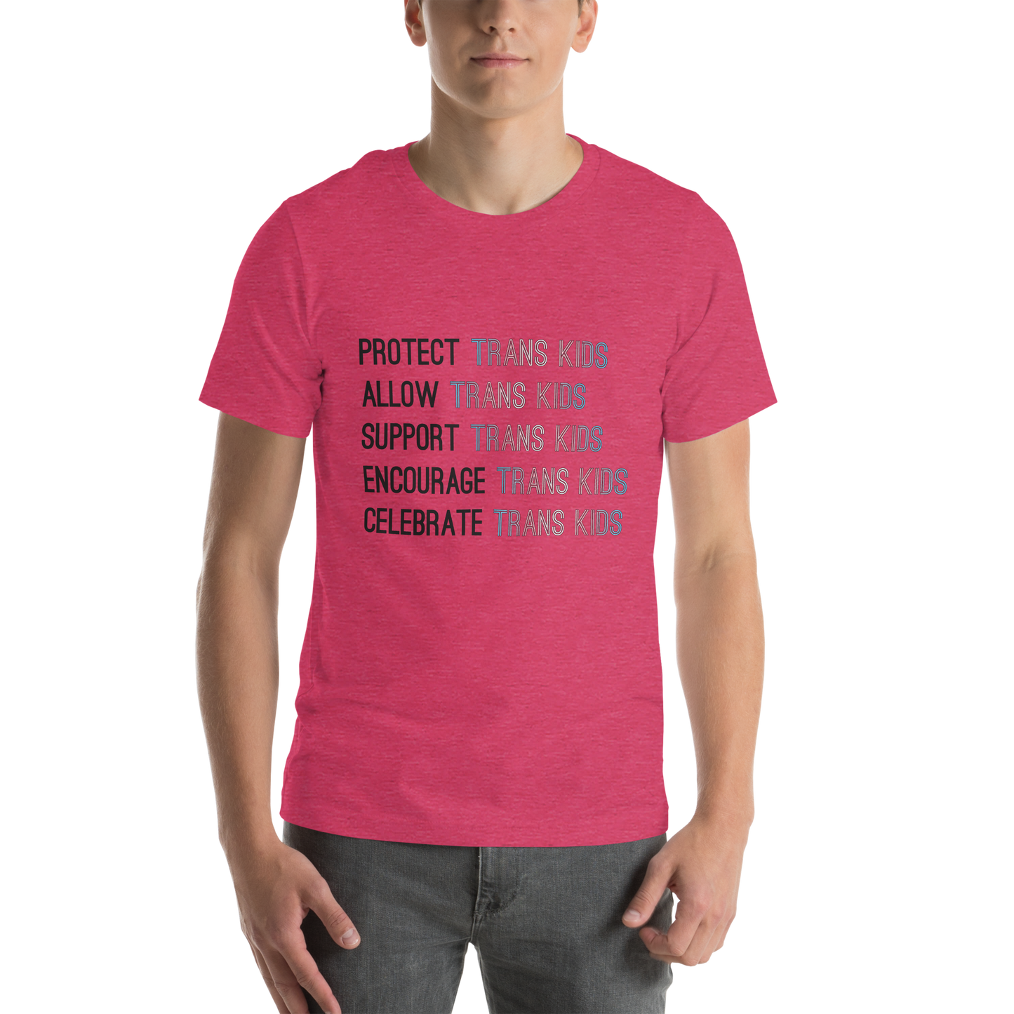 Support Trans Kids Unisex t-shirt