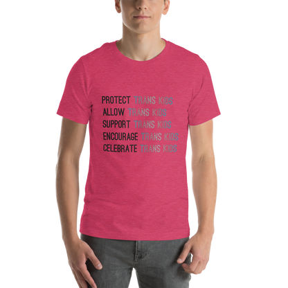 Support Trans Kids Unisex t-shirt