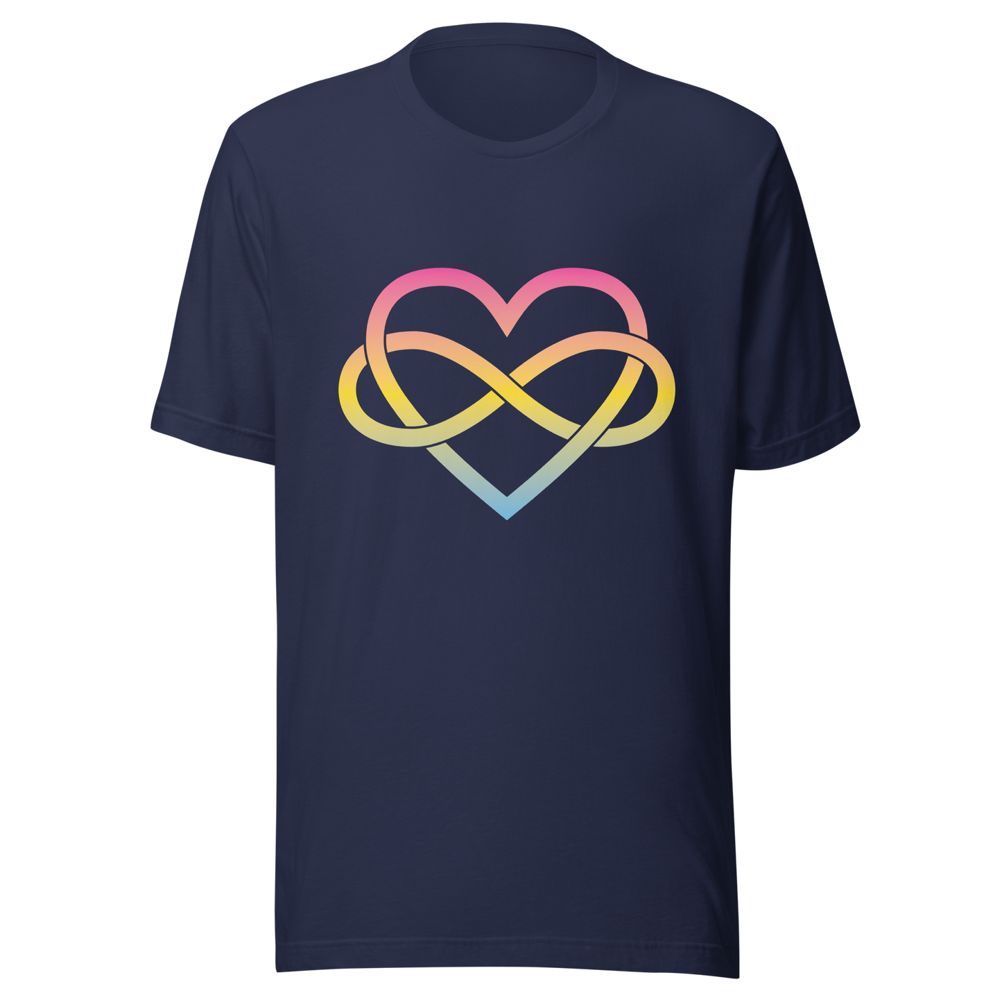 Polyamory Infinity Heart - Pansexual Unisex t-shirt