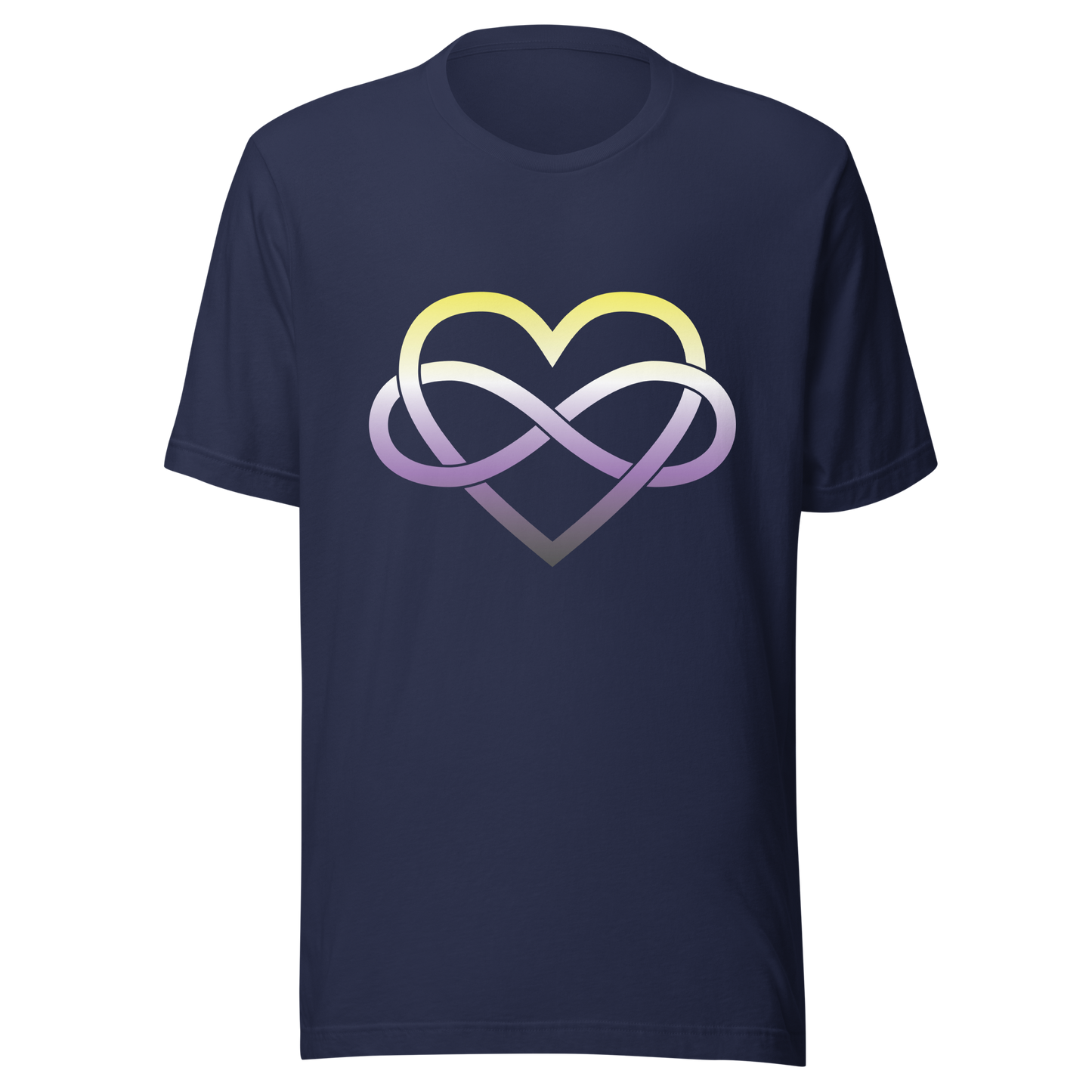 Polyamory Infinity Heart - Non-binary Unisex t-shirt