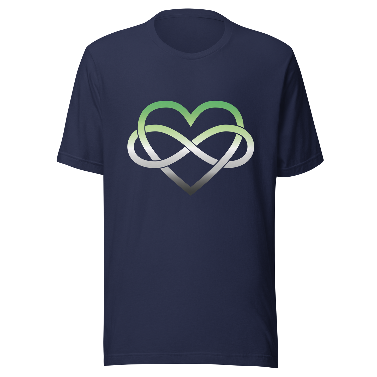 Polyamory Infinity Heart - Aromantic Unisex t-shirt