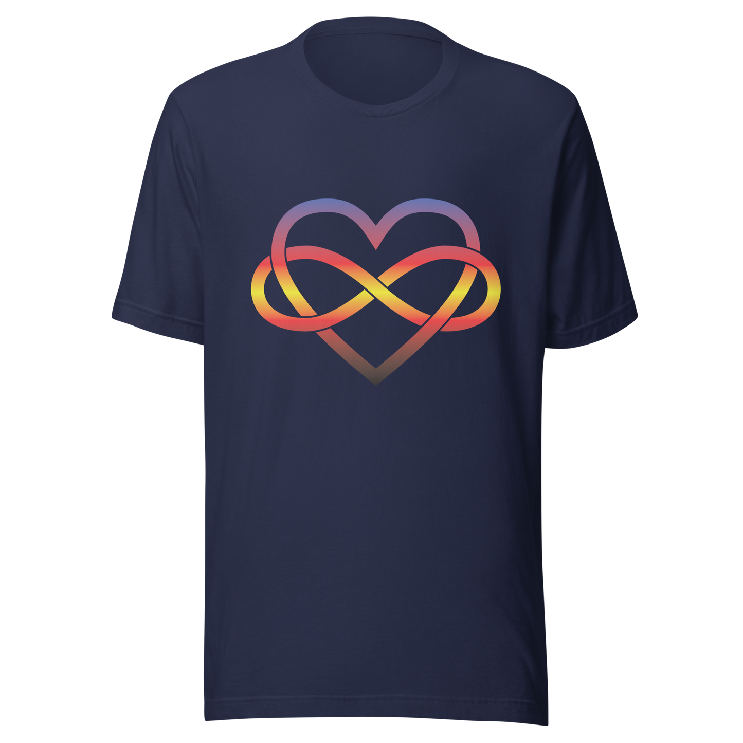 Polyamory Infinity Heart - Polyamory Unisex t-shirt