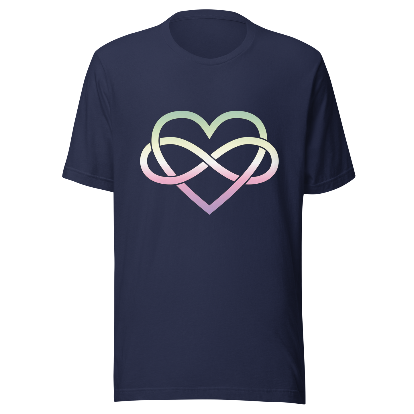 Polyamory Infinity Heart - Genderfae Unisex t-shirt