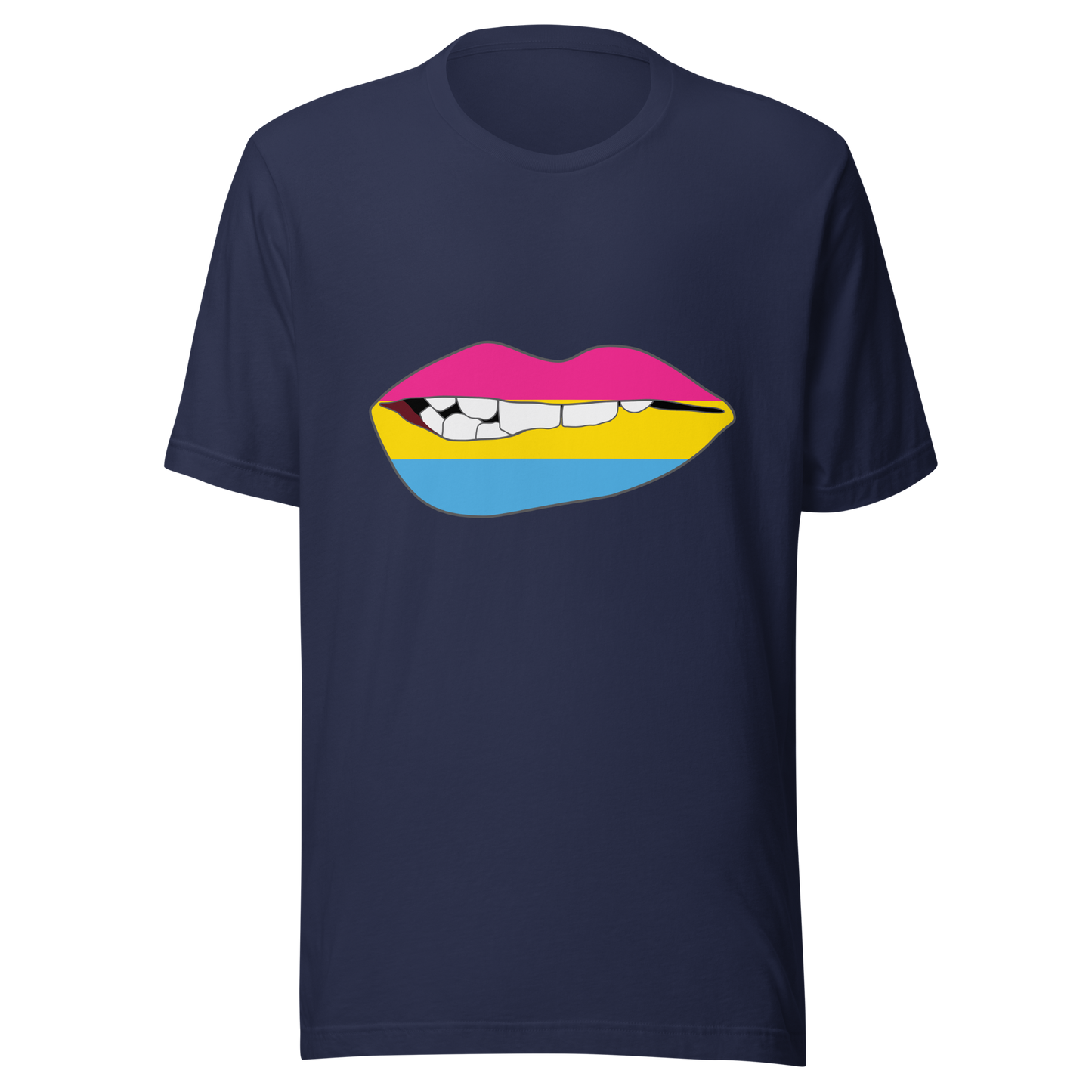 Biting Lips - Pansexual Flag Unisex t-shirt