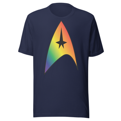 Starfleet Insignia - Rainbow Pride Unisex t-shirt