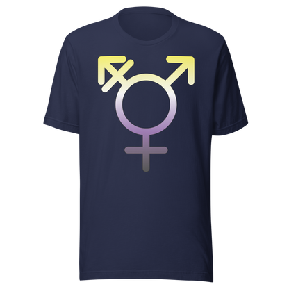 Transgender Symbol - Non-binary Pride Unisex t-shirt