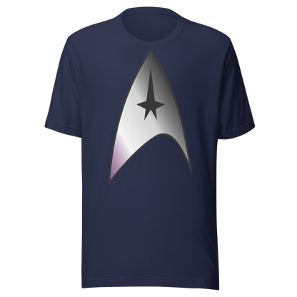 Starfleet Insignia - Asexual/Demisexual Pride Unisex t-shirt